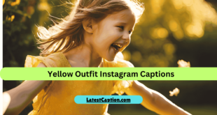 Yellow Outfit Instagram Captions