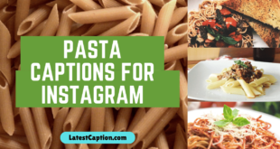 captions on pasta​