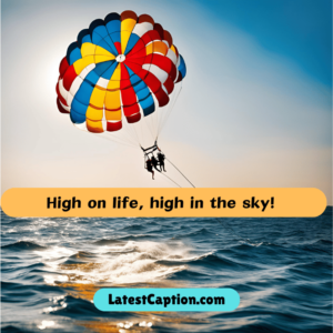 parasailing captions