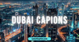 captions for dubai