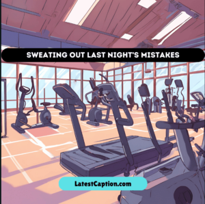 aesthetic short gym captions for instagram​