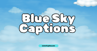 Blue Sky Captions for Instagram