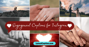 engagement captions